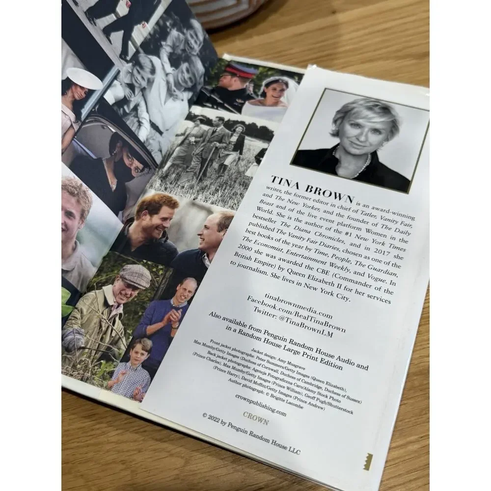 The Palace Papers Tina Brown Hardcover Royal Family Biography Book Windsor Megan
